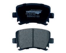 [BBNV0150] BALATA TRAS SEMIMETAL JETTA A6 10-18